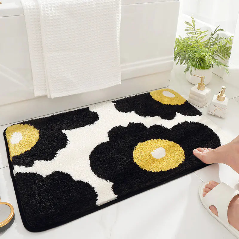 Modern Minimalist Waterproof Bath Mat for Home Use