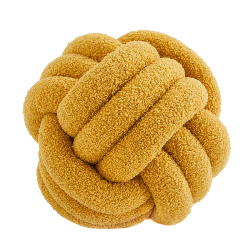 Knotted Ball Throw Pillow