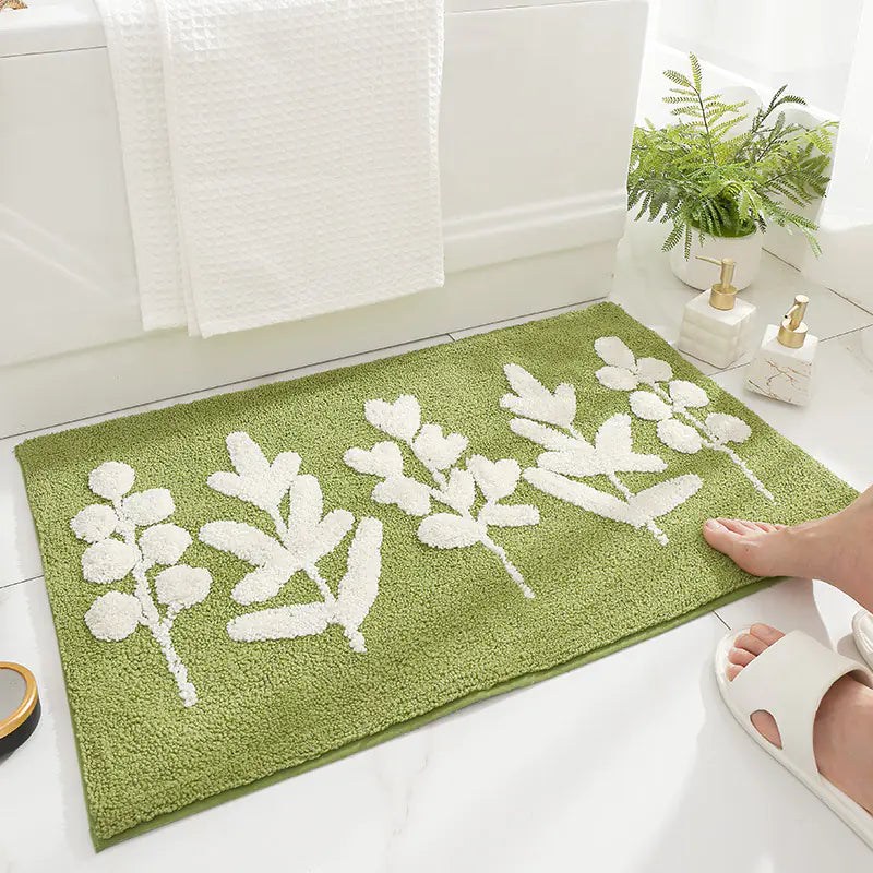 Modern Minimalist Waterproof Bath Mat for Home Use
