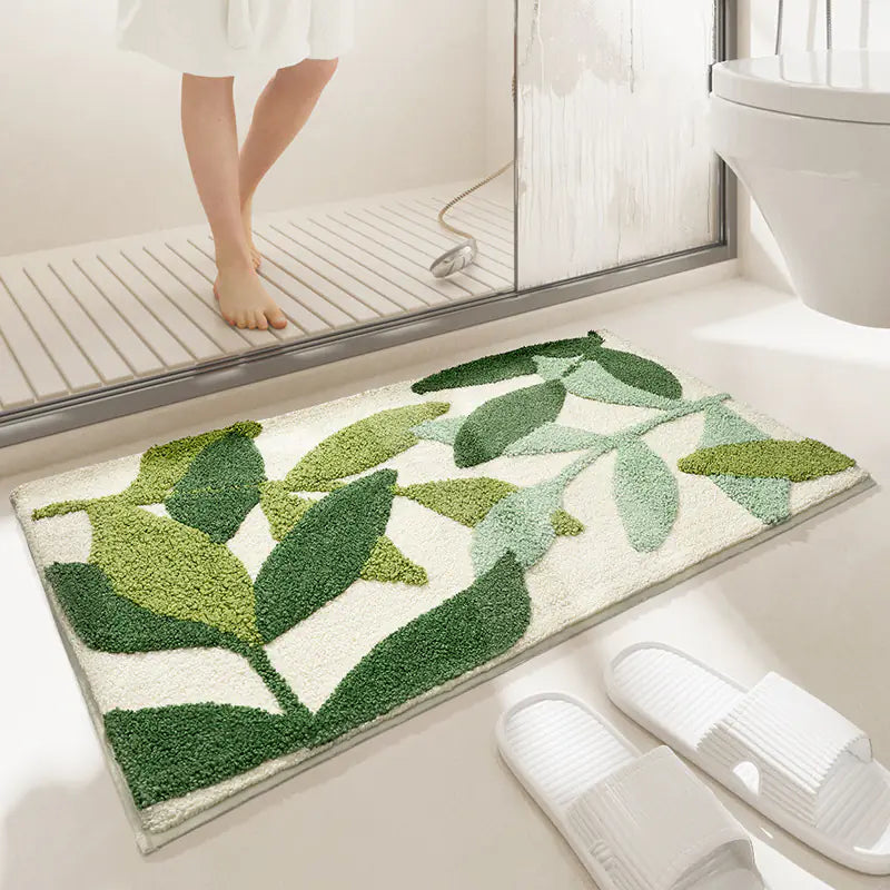 Modern Minimalist Waterproof Bath Mat for Home Use