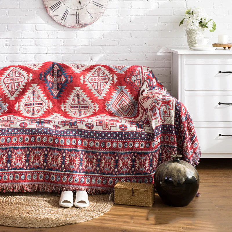 Cotton Sofa Throw Blanket