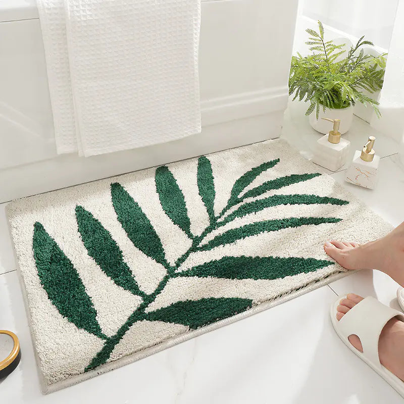 Modern Minimalist Waterproof Bath Mat for Home Use
