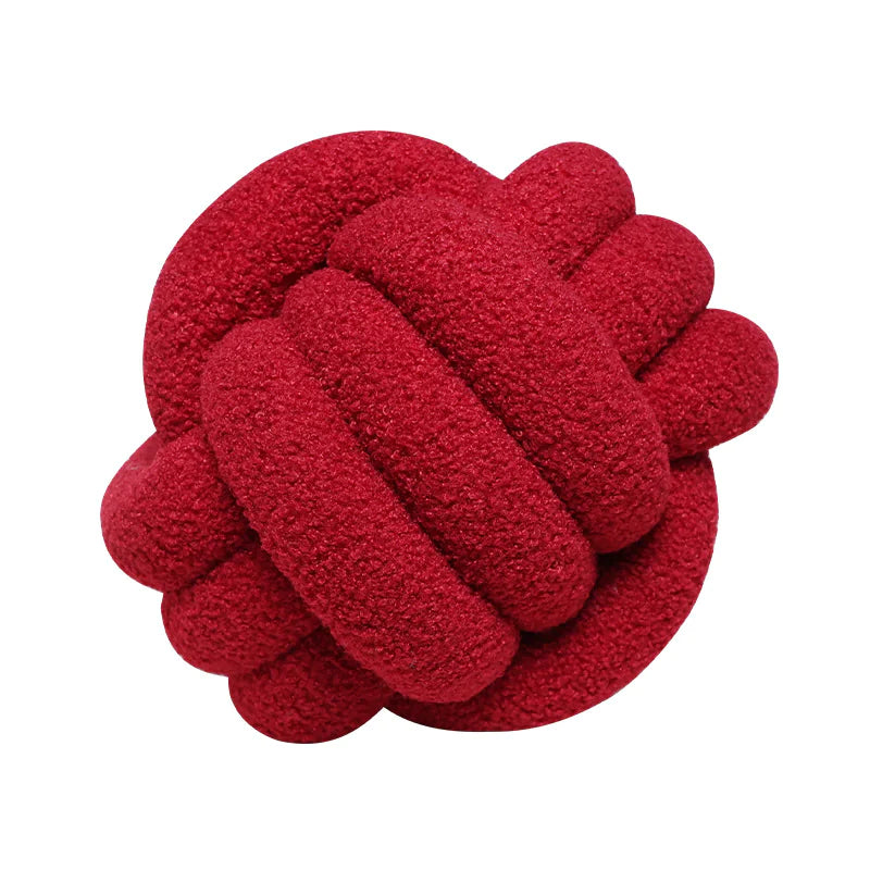 Knotted Ball Throw Pillow