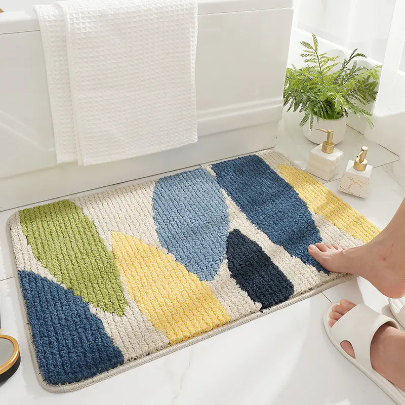 Modern Minimalist Waterproof Bath Mat for Home Use