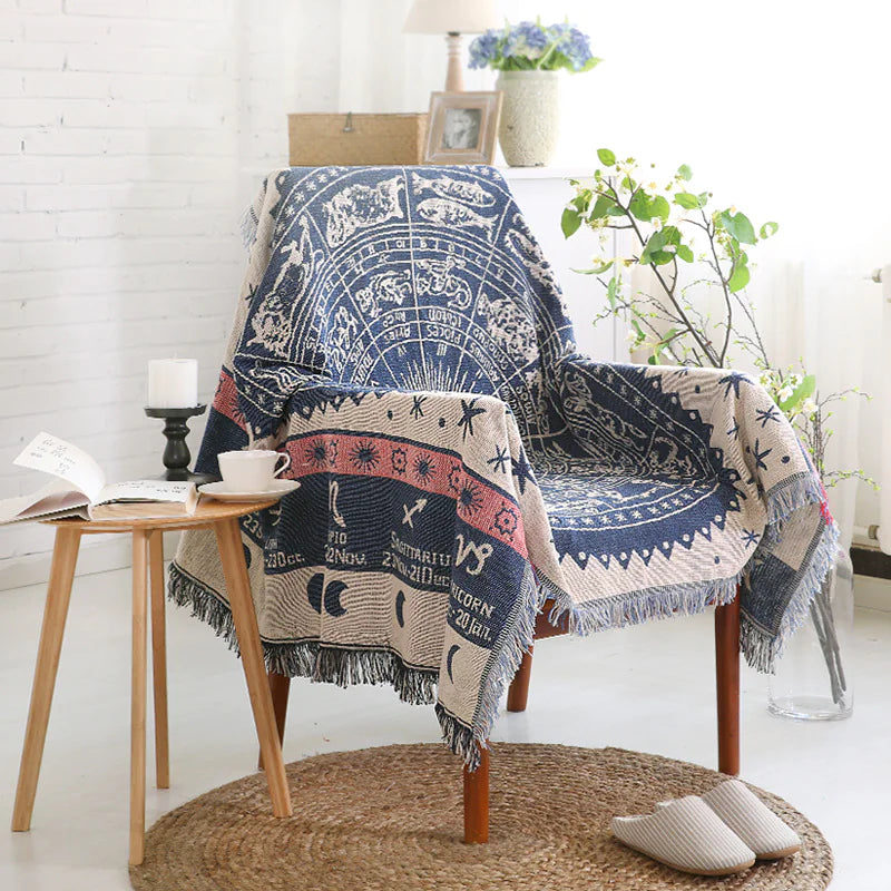 Cotton Sofa Throw Blanket