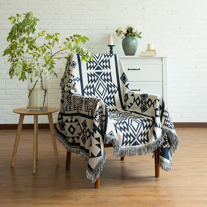 Cotton Sofa Throw Blanket