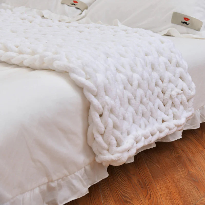 Zen Weighted Knitted Blanket